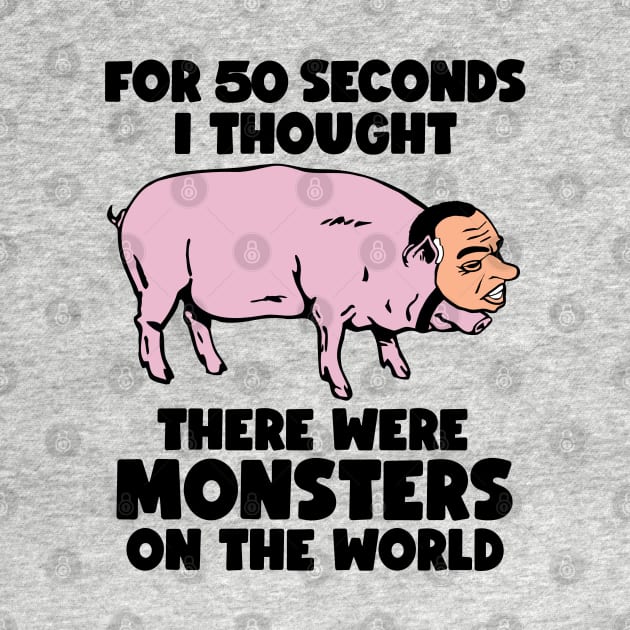 Nixon Pig / Monsters On the World by darklordpug